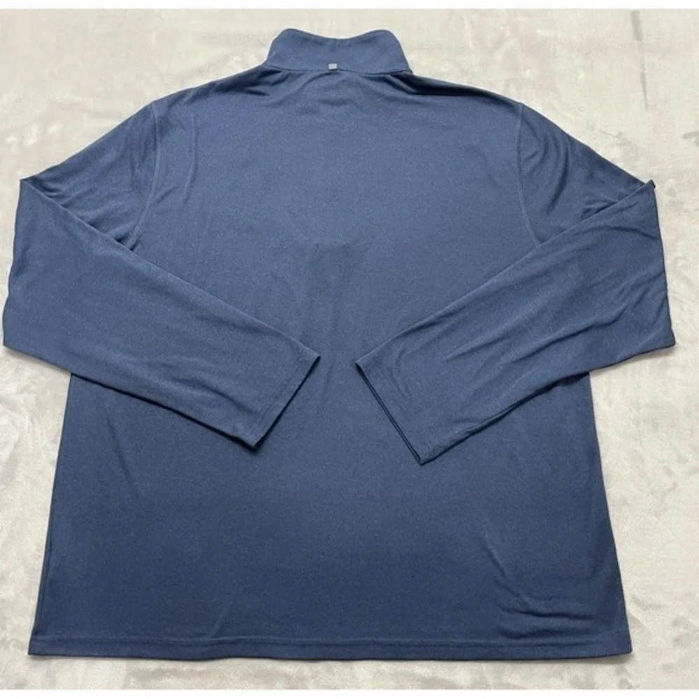 Polo Sport Ralph Lauren Performance Shirt Men XL  Navy Quarter Zip ThermoVenT